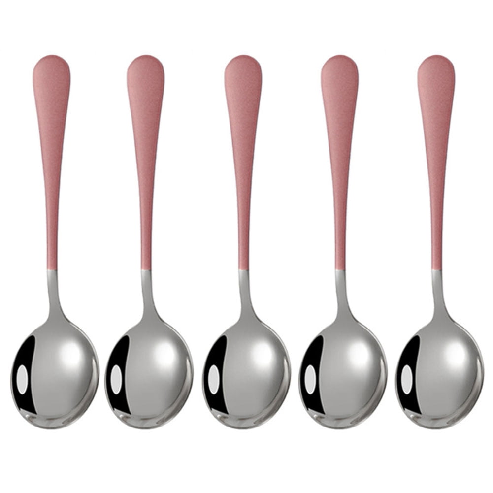 Hiware Demitasse Espresso Spoons Set of 6 4 Inches Stainless Steel Mini Coffee Spoons