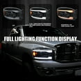 thumbnail image 2 of Spec-D Tuning Black Headlights w/ Sequential Switchback LED DRL and Startup Animation Compatible with 2006-2008 Dodge Ram 1500, 2006-2009 Dodge Ram 2500/3500, Left + Right Pair Headlamps Assembly, 2 of 7