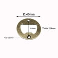thumbnail image 2 of 100 Insert d'Ouvre-bouteille Ensemble, en Acier Inoxydable Kit de Quincaillerie d'Ouvre-bouteille Ronde Bricolage Pièces d'Alimentation avec Vis, 2 of 4