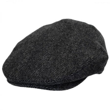 Baskerville Hat Company - Coombe Herringbone English Wool Ivy Cap - M ...