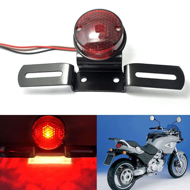 Motorbike LED Taillight License Plate Light For Harley Chopper Bobber Café Racer Motorbike LED Taillight License Plate Light For Harley Chopper Bobber Café Racer