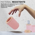 thumbnail image 5 of Accesorios de Baño 4 Piezas | Juego para Baño Moderno de Bambu | Juego de Accesorios de Plastico | Conjunto de 4 piezas para Baño, 5 of 5