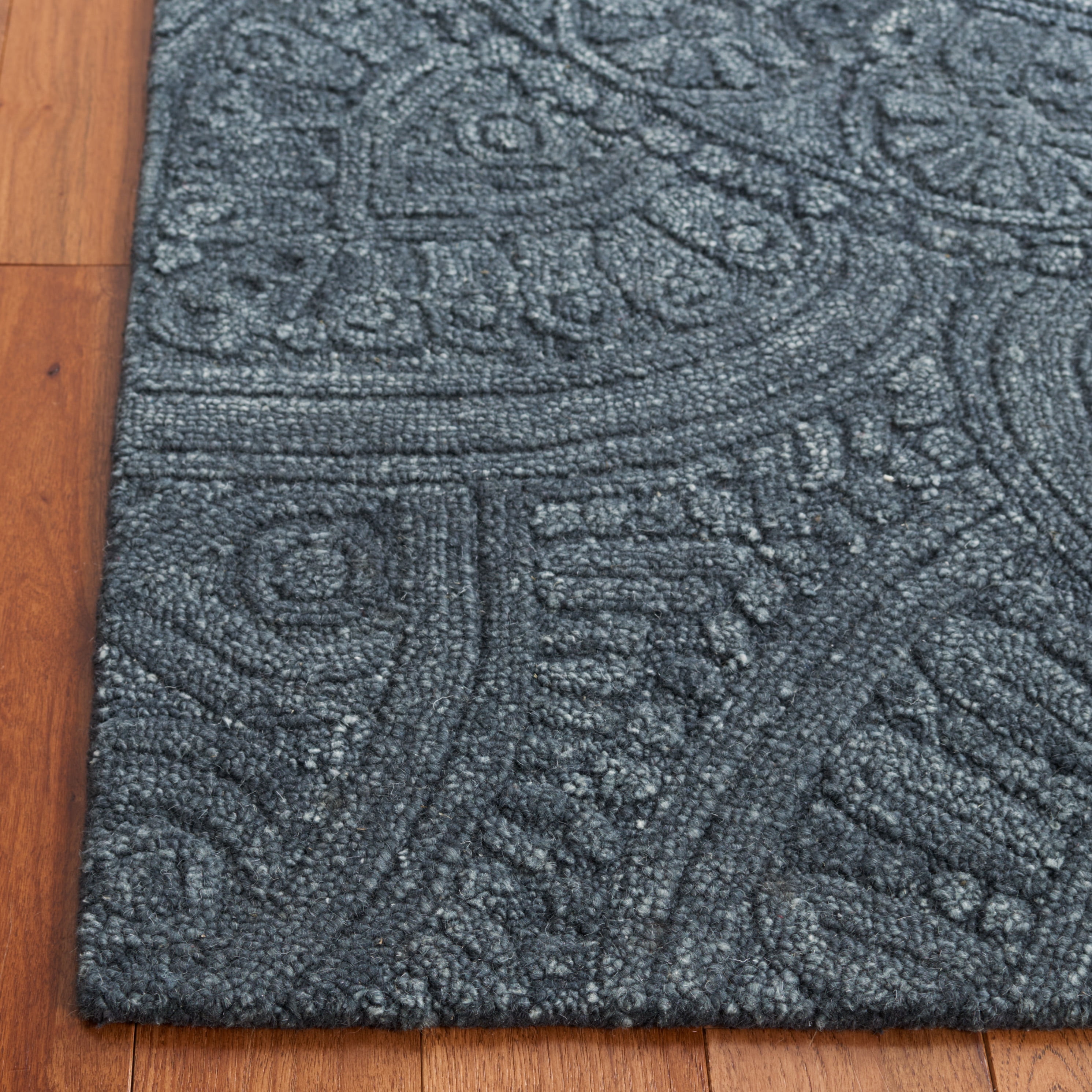 SAFAVIEH Marquee Madelyn Medallion Area Rug, Dark Grey, 3' x 5'