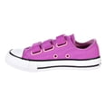 thumbnail image 4 of Converse Chuck Taylor All Star 3V OX Big Kid's Shoes Hyper Magenta/Light Orchid  660000f, 4 of 6