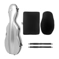 thumbnail image 4 of Estuche para violín de tamaño completo 4/4, correas ajustables, mochila ligera portátil, bolsa de transporte para principiantes, ensayo, viajes al argén, 4 of 8