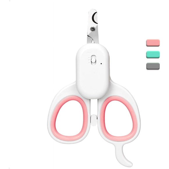 Pet Nail Clipper with Heavy-Duty Stainless Steel Blades for Dogs Cats, At-Home Nail Clipping Solution, Soft Grip Technology Ensures Comfortable Non-Slip Grip for Safe, Precise