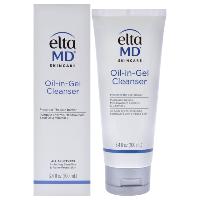 Limpiador de aceite en gel de EltaMD para unisex - Limpiador de 3.4 oz