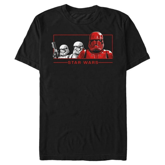 Men's Star Wars: The Rise of Skywalker Sith Trooper Entourage Graphic Tee Black 2X Large