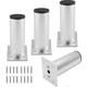 thumbnail image 1 of Pack 4 Inch Furniture Legs, Aluminum Alloy Adjustable Furniture Legs, Metal Round Sofa Support Leg, Adjustable Legs for Kitchen, Table, Cabinet, Shelv, 1 of 4