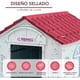 thumbnail image 5 of Casa Para Perro Q Perrón Raza Chica Impermeable Techo Rojo, 5 of 6
