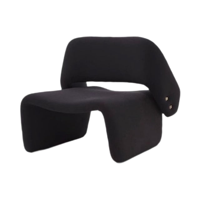 Sofá Individual Con Estructura De Metal, Silla Con Respaldo Multifuncional De Moda Suave Para El Hogar, Color Negro