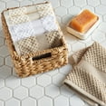 thumbnail image 5 of Better Homes & Gardens Signature Soft Cotton Popcorn Textured 6pk Washcloth Bundle,Almond, 5 of 7