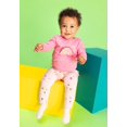 thumbnail image 3 of Garanimals Baby Girl Long Sleeve Print Bodysuit, Sizes 0-24 Months, 3 of 6