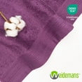 thumbnail image 4 of Weidemans 100% Cotton Washcloths 6 Pieces Towel Set | Fingertip Washcloth 13" X 13" | Towels for Bathroom, Hand, Kitchen, Cleaning | Machine Washable high Absorbency Bathroom Face Towels | Plum, 4 of 12