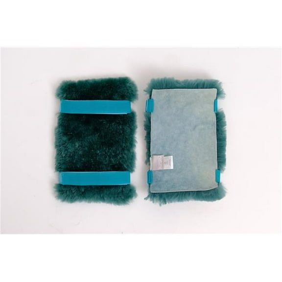 Medical Classic Sheepskin Elbow Protectors | 2-Piece | Emerald | 10'x6'