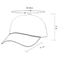 thumbnail image 3 of Hats, Baseball Cap Golf Adjustable Classic Low Cotton Hat Unconstructed Plain Cap Men Women, 3 of 9