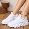 thumbnail image 4 of CHICVOMEY Breathable Sneakers for Women Running Shoes Lace Up Sneakers Non-Slip Blade Sole Comfortable Sneakers Casual Walking Shoes, 4 of 6