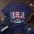 thumbnail image 3 of Jollimate Vintage USA Flag T-Shirt, American Flag Graphic Tee, Patriotic Shirt for Men, 3 of 6