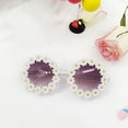 thumbnail image 2 of Shenmeida 1/2PCS Anti UV Flower Sunglasses for Women Round Flower Glasses for Adult kids Decor, 2 of 7