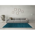 thumbnail image 3 of Ahgly Company Indoor Rectangle Abstract Light Blue Contemporary Area Rugs, 2' x 4', 3 of 4