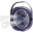 thumbnail image 1 of Ventilador USB, ventilador de escritorio USB portátil, ventilador de mesa silencioso ajustable de 3 velocidades con rotación de 360 ​​grados, ventilador de escritorio con mini vent, 1 of 3
