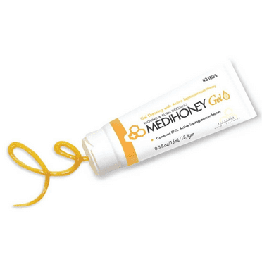MEDIHONEY Wound and Burn Dressing Gel 0.5 ounce Tube Leptospermum Honey