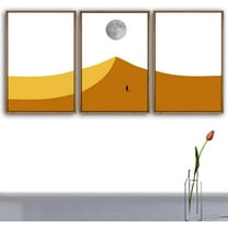 IDEA4WALL 3 Piece Framed Canvas Wall Art for Living Room, Bedroom Nordic Simple Style Canvas Prints for Modern Home Decoration Ready to Hang