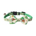 thumbnail image 2 of Nilvkv Irish Festival Bow Cat Collar Polyester Adjustable with Bells for Pets to Add Fashion Sense During Holidays, 2 of 6