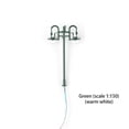 thumbnail image 3 of Ruiboury Model Lamppost Scaled 1:200 Home Micro Building Layout Decorations LED Railway Light Crafts Track Lamp Scenery Toys Green（1:150）（Warm）, 3 of 9