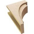 thumbnail image 6 of 9"W x 18"D x 27"H Classic Rivera Rough Cedar Woodgrain TimberThane Corbel, Primed Tan, 6 of 6