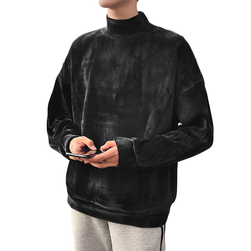 men's velvet sweatshirts