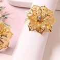 thumbnail image 4 of 6pcs Flower Napkin Ring Valentine's Day Party Decoration Halloween Christmas Holiday Table Decoration Supplies Napkin Ring, 4 of 4