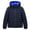 Navy, variant on Mercatoo Boys Hooded Puffer Jacket Lightweight Insulated Windproof Winter Coat Kids Packable Reversible Water R𝐞sistant Girls Overcoat