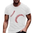 thumbnail image 4 of GLVSZ Men's Big and Tall Baseball T-Shirts Short Sleeve Crew Neck Cotton Tshirts Casual Summer Graphic T Shirts Classic Basic Tees, 4 of 4