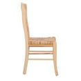 thumbnail image 5 of Pemberly Row Beechwood Set of 2 Rush Seat Ladder Back Dining Chairs in Natural, 5 of 9
