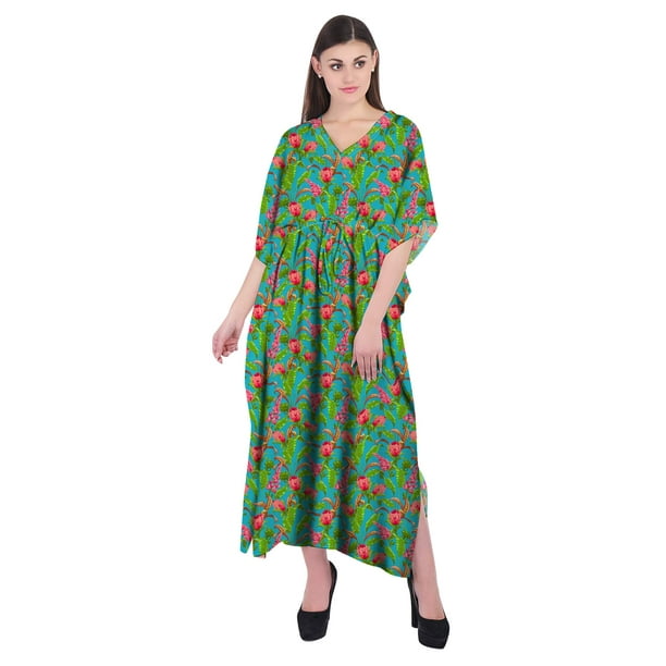 RADANYA Floral Women's Swimwear Kaftans Swimsuit Cover Up Caftan Beach