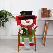 Vikakiooze Christmas Dining Chair Covers, Christmas Chair Back Covers, Kitchen Chair Covers, Suitable For Christmas Holiday Festive Decoration