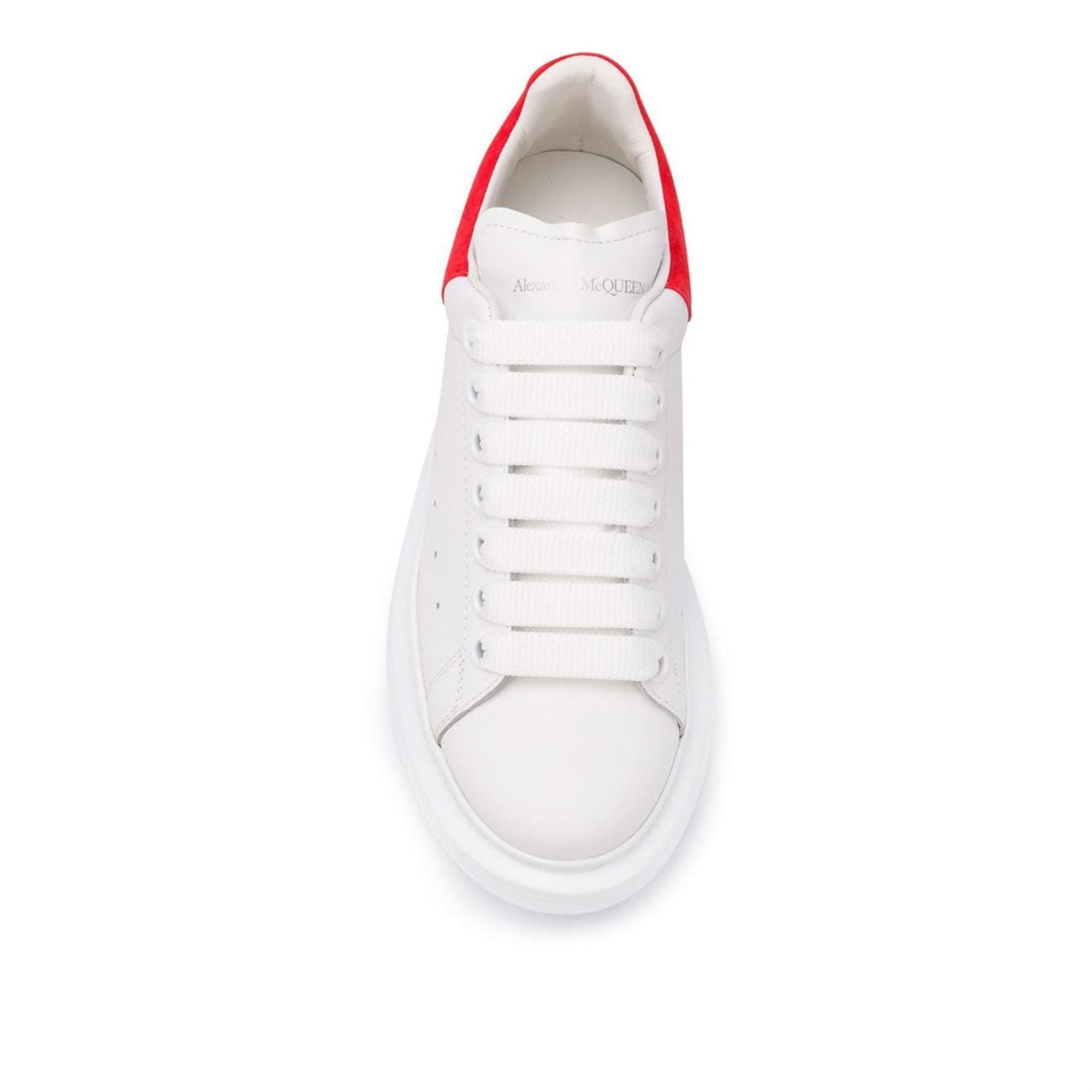 Alexander McQueen - Authenticated Trainer - Leather White Plain for Women, Never Worn