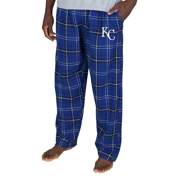 Men's Concepts Sport Royal Kansas City Royals Ultimate Plaid Flannel Pajama Pants