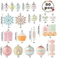 thumbnail image 7 of Christmas Tree Ornaments, Holiday Decoration Balls, 34 Pieces Candy-Themed Hanging Pendants, Lightweight Durable Festive Decor, 7 of 7