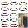 thumbnail image 1 of 12PCS Bohemian Woven Bracelets, Multi Color Friendship Bracelets, Handmade Braided Bracelet, Adjustable Friendship Bracelets for Children, Women, Men, 1 of 6