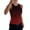 Deep Red, variant on JULMCOMO Ribbed Knit Tank Tops for Women Gradient Crew Neck Sleeveless Comfy Summer Tank Tops Tie Dye Slim Fit Trendy Shirts Green 2XL