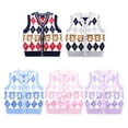 thumbnail image 3 of Toddler Girls Boys Solid Color V Neck Sweater Vest Sleeveless Pullover Knitted Waistcoat  Casul Cute Vest Kids Button Cardigan Vest 1-8Y, 3 of 3