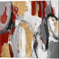 thumbnail image 3 of Great Art Now Red and Gold City Symphony by Lanie Loreth 2 Piece Canvas Art Set Each 14"W x 14"H, 3 of 3
