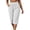White, variant on Dzrciro Capri Pants for Women, Drawstring Elastic High Waist Corduroy Pants with Side Pockets, Casual Relaxed Fit Daily Bottoms S‑2XL