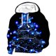 thumbnail image 1 of Sudadera con capucha para hombre, diseño navideño, con estampado de movimiento, manga larga, poliéster, 1 of 3