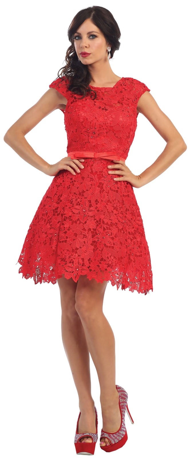 semi formal floral dresses