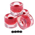 thumbnail image 1 of facefd 4 Pcs Roues de Planche à Roulettes, Rouleau de Sport, Longboard de Rue, Remplacement Rouge, 1 of 6