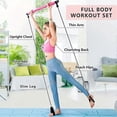 thumbnail image 3 of Portable Pilates Bar with Resistance Bands - Full-Body Workout for Strength Tone at Home, 3 of 5