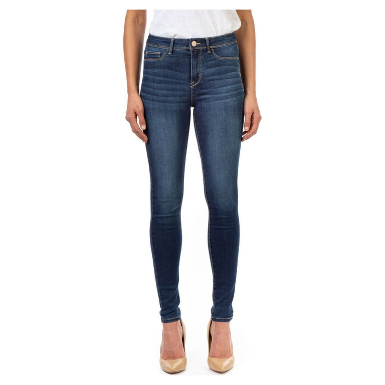 Jordache Women s Mid Rise Skinny Jeans Walmart